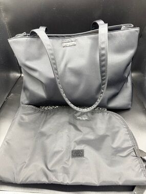 Black Kate Spade Nylon Tote Diaper Bag - with changing pad